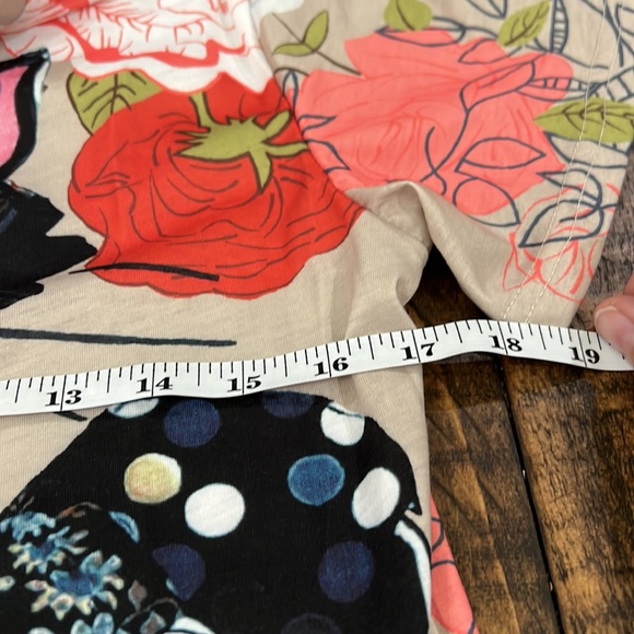 Black cat patchwork animation kitty summer shirt size small - Picture 5 of 7